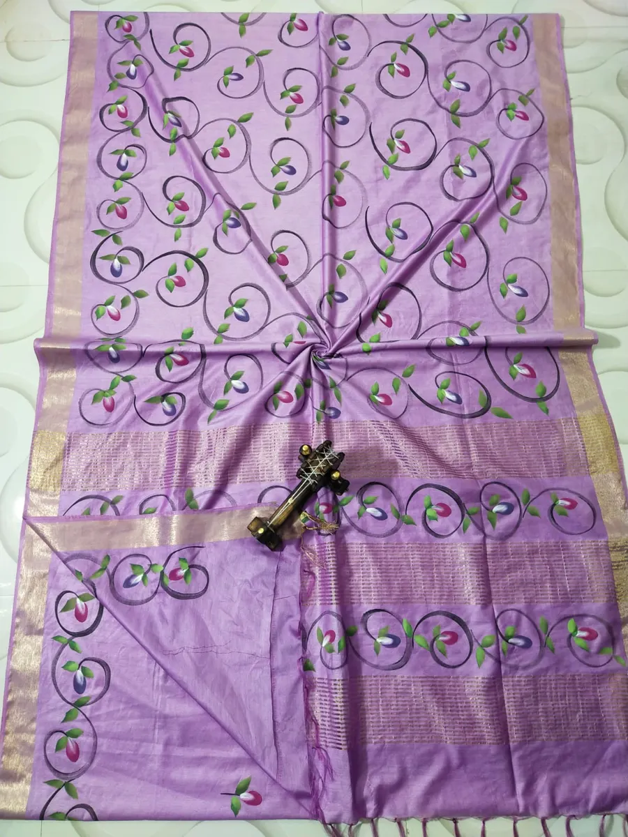 Lightweight Kota Silk Saree – Artisan Woven Elegance